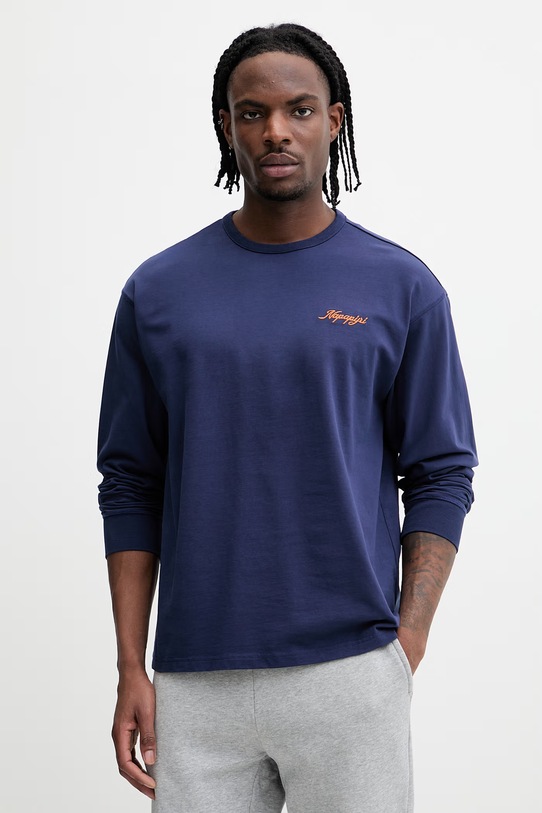 Odzież Napapijri bluza bawełniana UYUNI NP0A8AD1B2Q1 granatowy