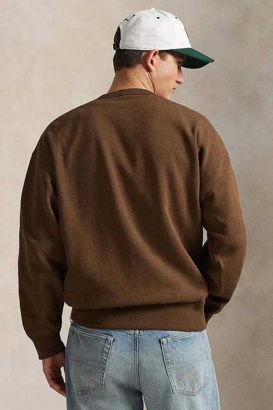 Polo Ralph Lauren bluza SEASONAL FLEECE-KNT-SWEATSHIRT 710A13264001 brązowy SS26