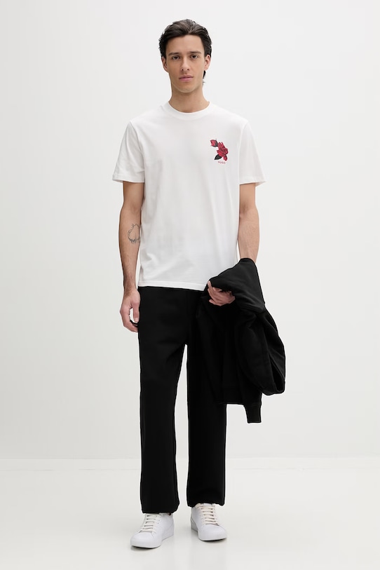 Bavlněná mikina HUGO Dagethood 50556389 černá SS26