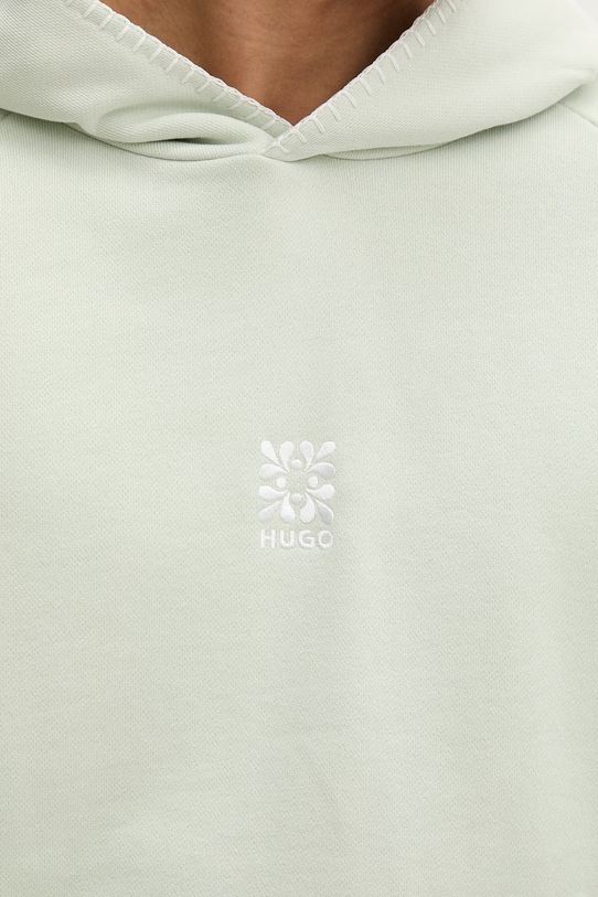 HUGO mikina pánska bavlnená Darohood 50556570 zelená
