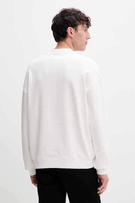 Одежда Хлопковая кофта HUGO Dweel 50558389 бежевый