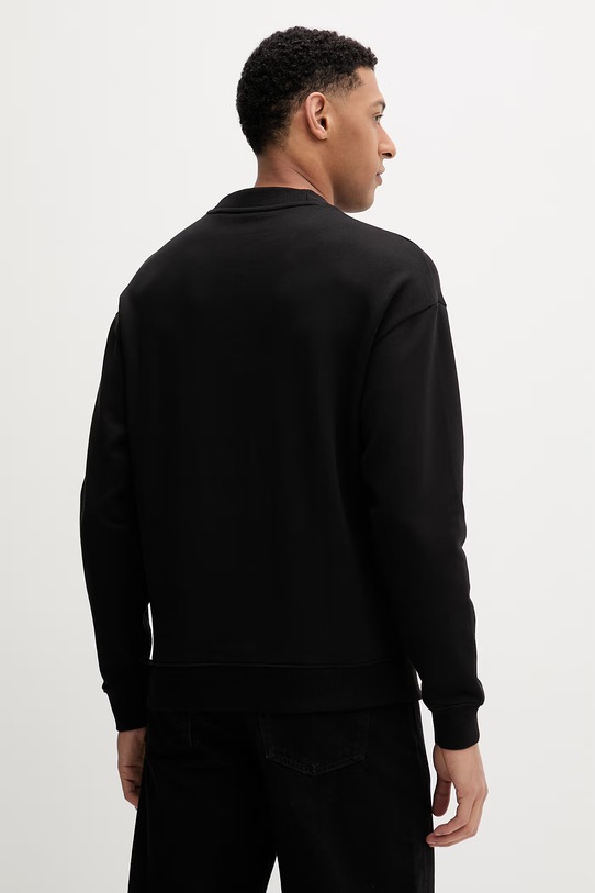 HUGO bluza bawełniana Dweel 50558389 czarny SS26