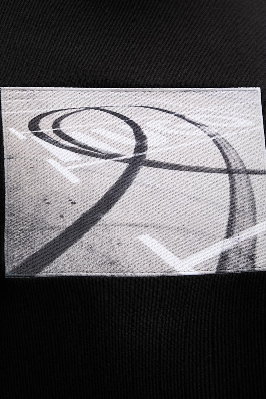 HUGO bluza bawełniana Dweel czarny 50558389