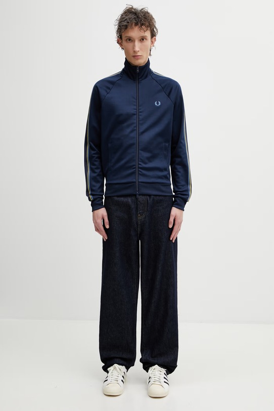 Fred Perry bluza rozpinana męska J2309 granatowy