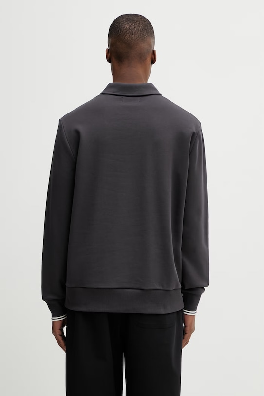 Odzież Fred Perry bluza bawełniana M2426 szary