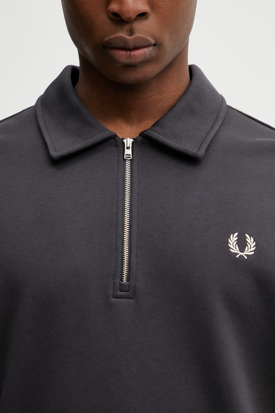 Fred Perry bluza bawełniana szary M2426