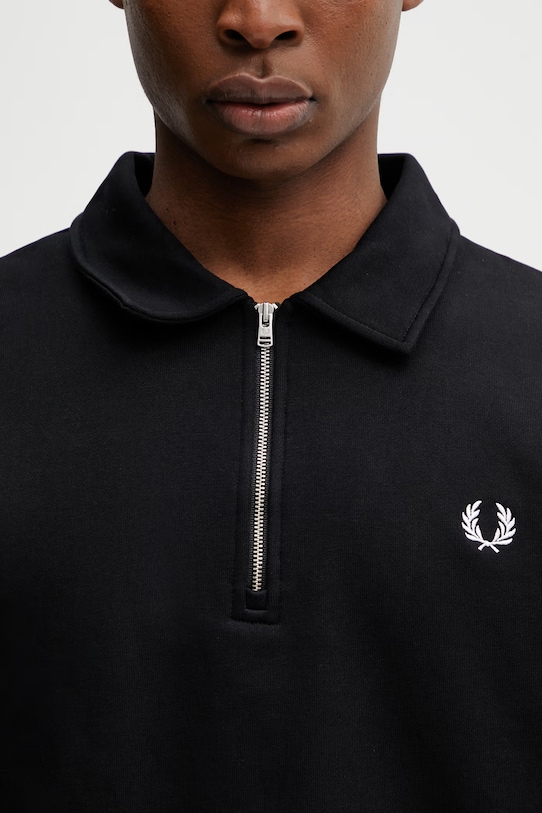 Fred Perry bluza bawełniana czarny M2426