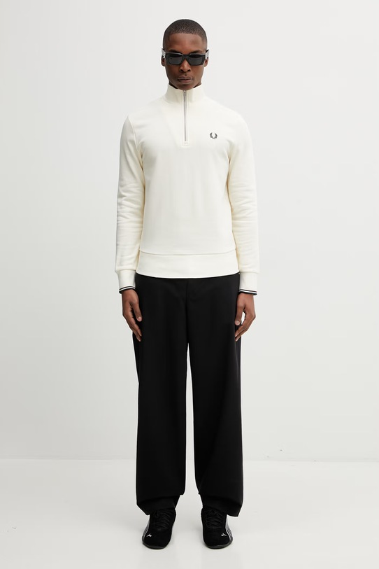 Fred Perry bluza bawełniana M3574.84A beżowy