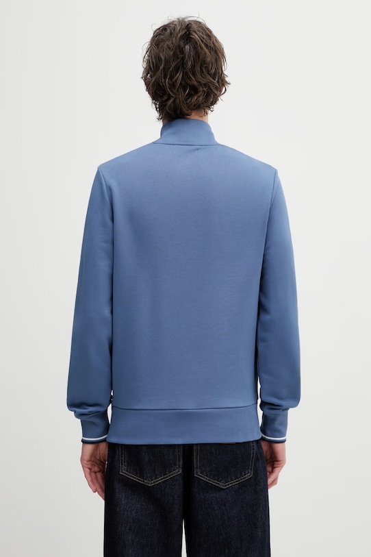 Odzież Fred Perry bluza bawełniana męska M3574.89A niebieski