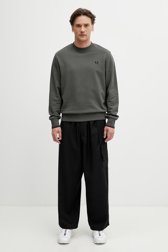 Fred Perry bluza bawełniana męska M7535.U70 zielony