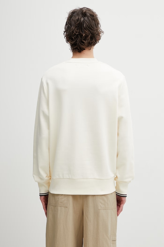 Odzież Fred Perry bluza bawełniana męska M7535.84A beżowy