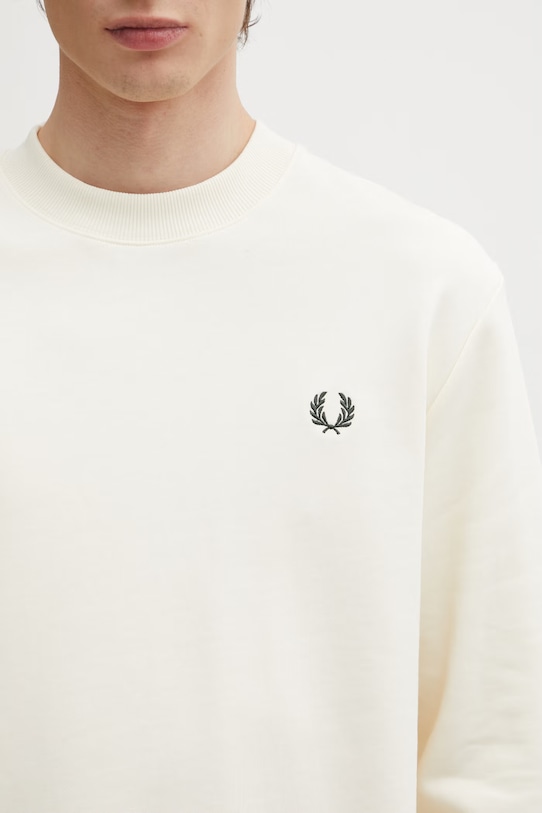 Fred Perry bluza męska bawełniana beżowy M7535.84A