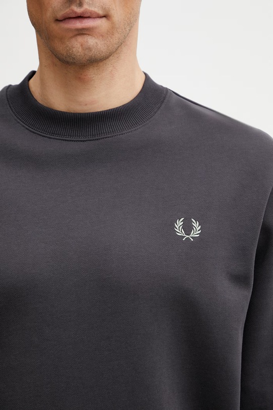 Fred Perry bluza bawełniana męska szary M7535.87A