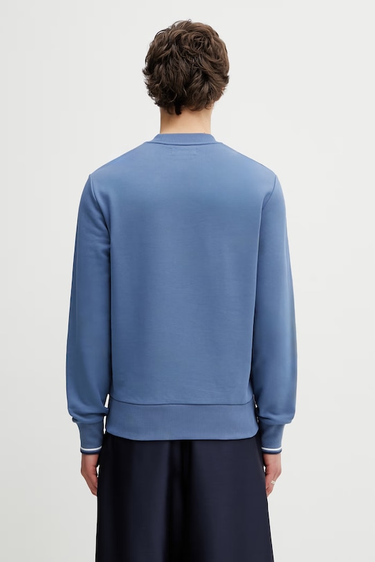 Odzież Fred Perry bluza bawełniana męska M7535.89A niebieski