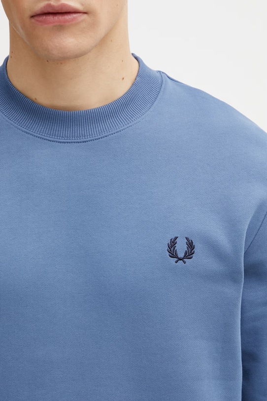 Fred Perry bluza bawełniana męska niebieski M7535.89A