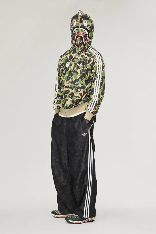 Суичър adidas Originals x BAPE KF4916 зелен SS26