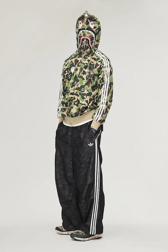 Суичър adidas Originals x BAPE KF4916 зелен SS26