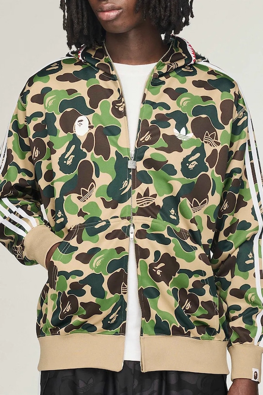 Суичър adidas Originals x BAPE KF4916 зелен