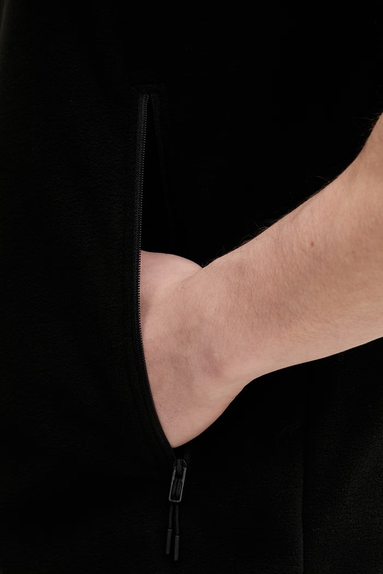 The North Face bluza bez rękawów męska GLACIER NF0A8DQNJK31 czarny