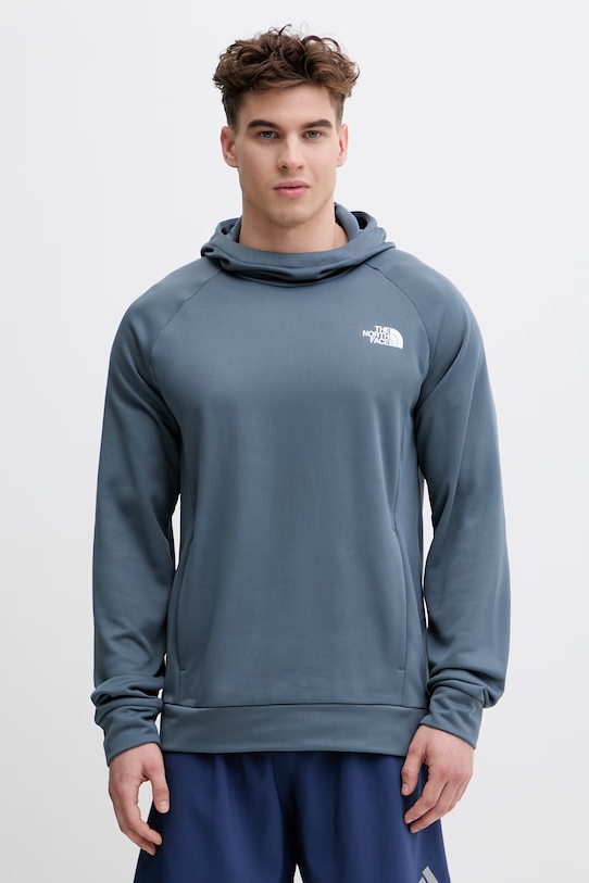 The North Face bluza z kapturem męska Reaxion 2.0 niebieski NF0A8G2ALGW1