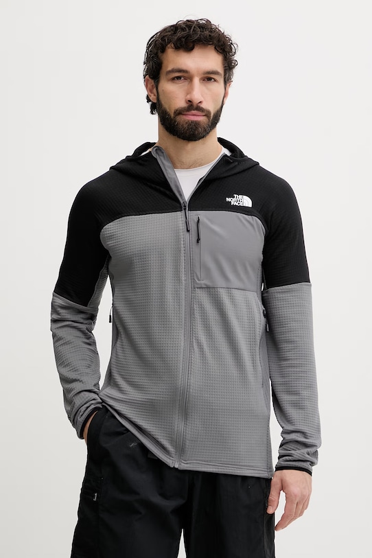 The North Face bluza sportowa męska Powergrid stormgap szary NF0A8G2WRPI1