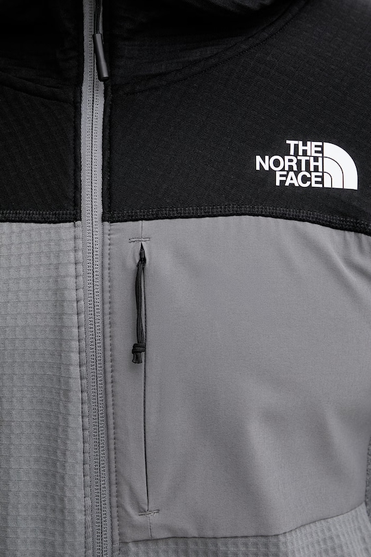 The North Face bluza sportowa męska Powergrid stormgap NF0A8G2WRPI1 szary