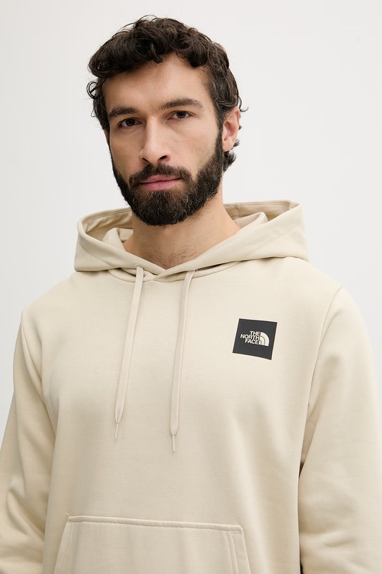 The North Face mikina pánská s bavlnou Evolution béžová NF0A8G9EDOM1