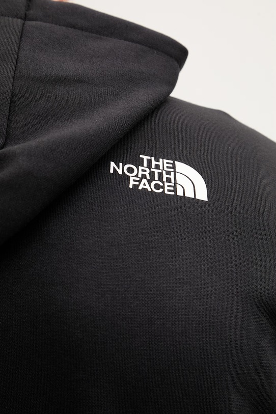 The North Face bluza z kapturem męska z bawełną Evolution NF0A8G9EJK31 czarny
