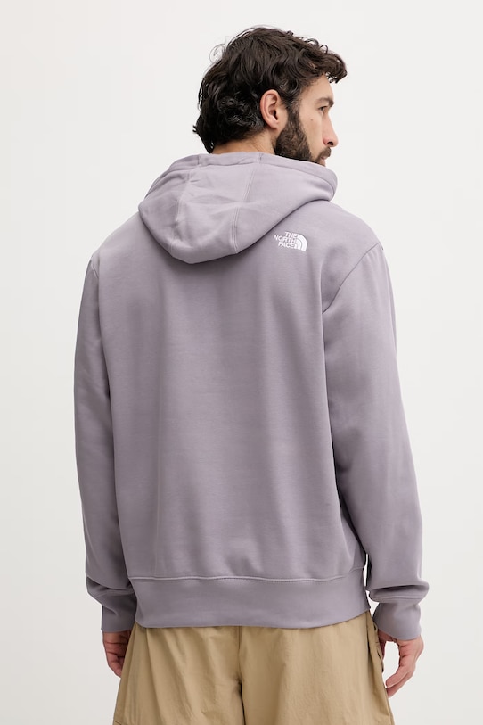 Oblečení The North Face mikina pánská s bavlnou Essential NF0A89ESG7O1 fialová