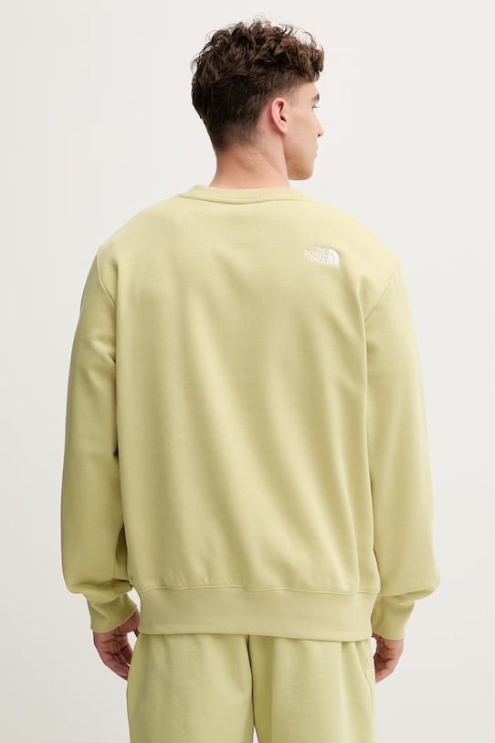 Odzież The North Face bluza męska z bawełny Essential NF0A89ETG731 zielony