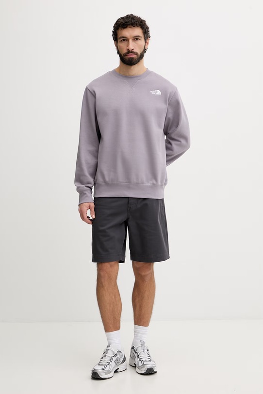 The North Face bluza męska bawełniana Essential NF0A89ETG7O1 fioletowy SS26