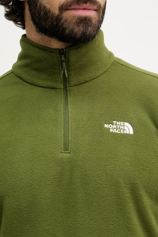 The North Face суичър мъжки от полар NF0A8D0QBRI1 зелен