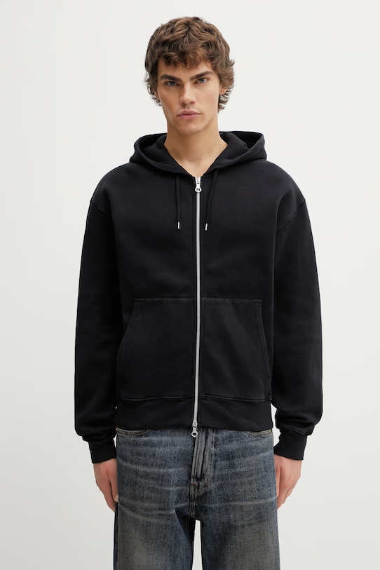 Our Legacy Rascal Men's cotton zip-up hoodie black M2266RW