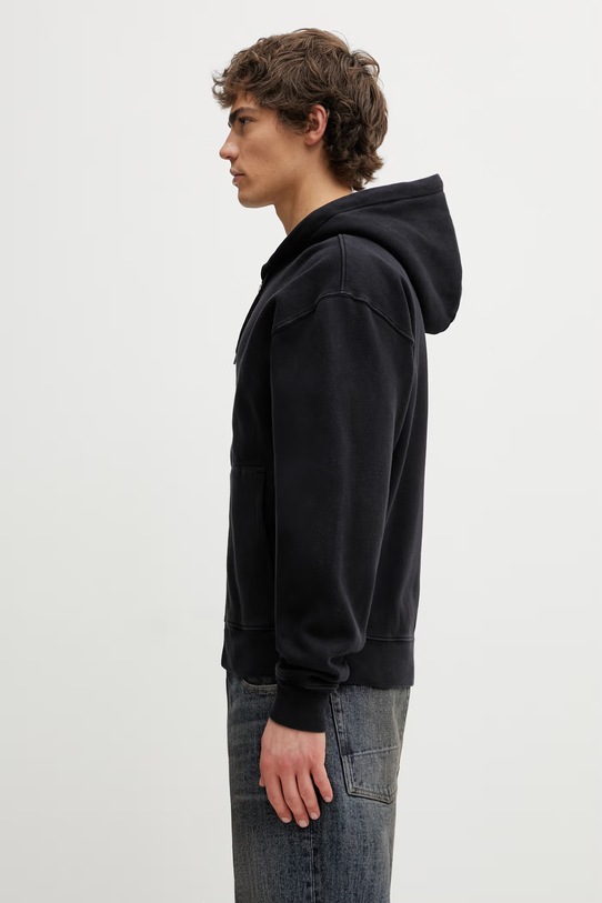 Our Legacy Rascal Men's cotton zip-up hoodie M2266RW black SS26