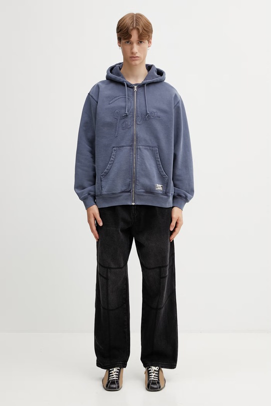 by Parra Not fade away bluza z kapturem damska 55115 niebieski