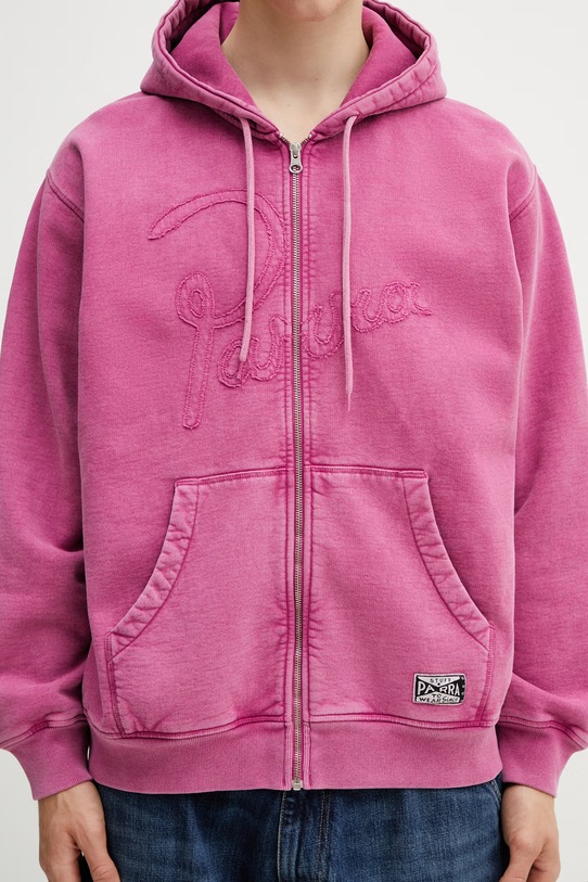 By Parra Not fade away bluza rozpinana męska z bawełną fioletowy 55116