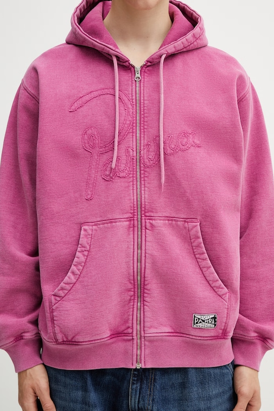 By Parra Not fade away bluza rozpinana męska z bawełną fioletowy 55116