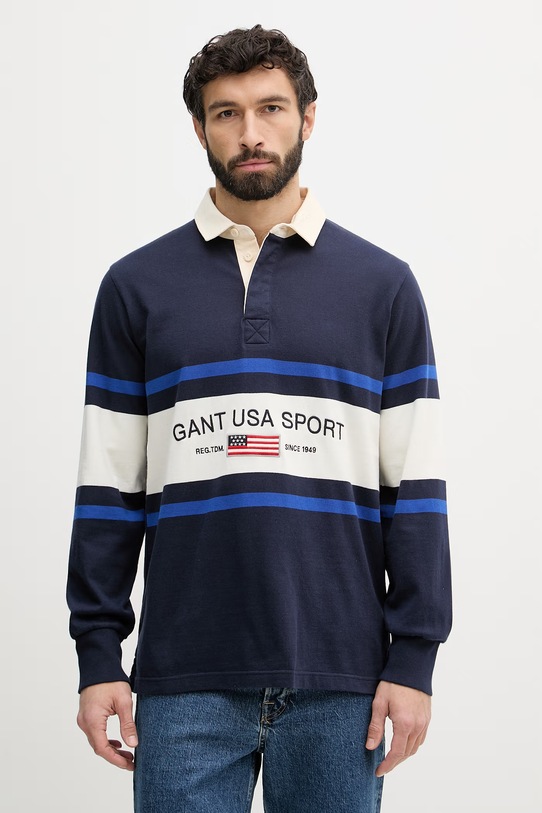 Gant bluza męska bawełniana granatowy 2065099