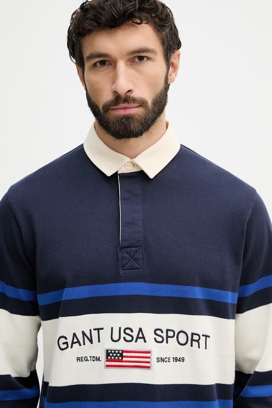 Gant bluza męska bawełniana granatowy 2065099