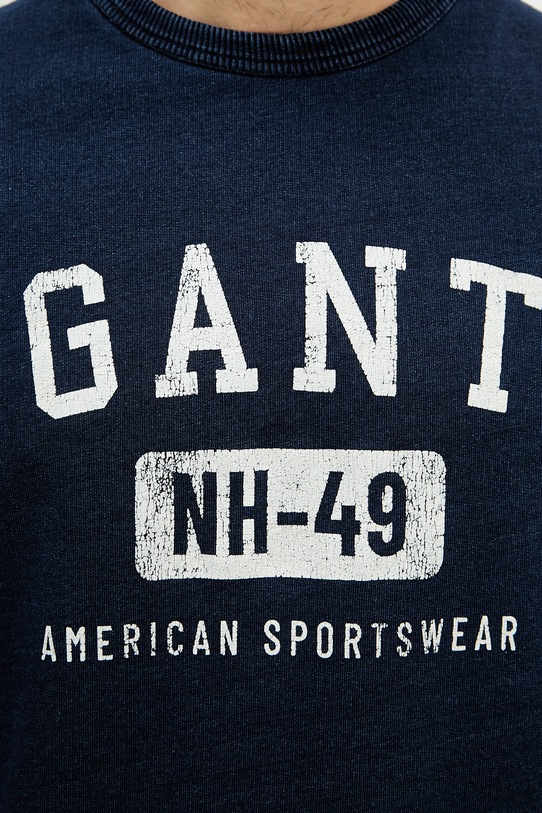 Gant bluza męska bawełniana 2067132 niebieski