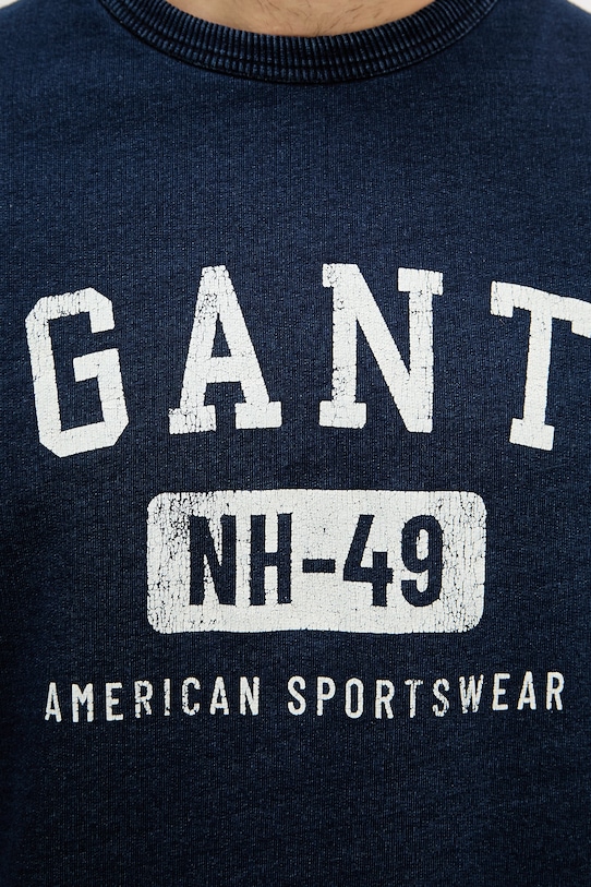 Gant bluza męska bawełniana 2067132 niebieski