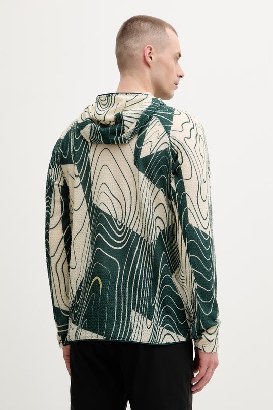 Odzież Peak Performance bluza polarowa męska Freelight Alpha G81132 turkusowy