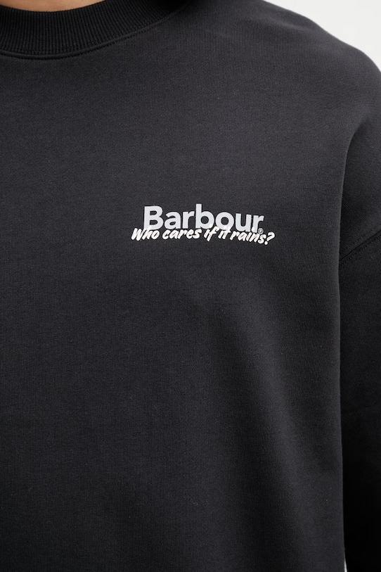Barbour MOL0746BK31 суичър от памук мъжки черен MOL0746BK31