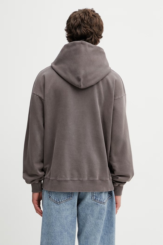 Odzież Martine Rose Classic bluza z kapturem bawełniana męska 602JS01700 brązowy