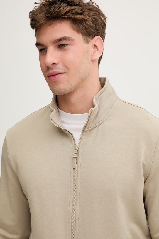 Guess rozepínací mikina pánská béžová Z6GQ04.K2833