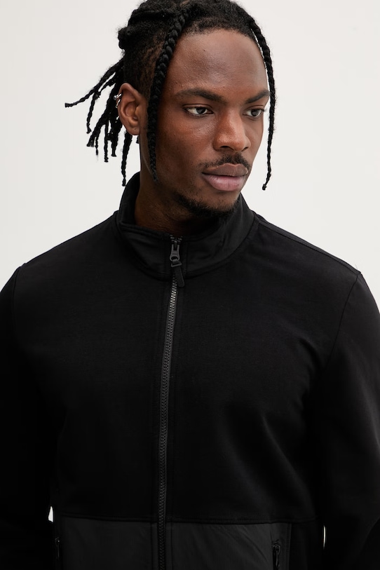 Guess bluza rozpinana męska czarny Z6GQ04.K2833