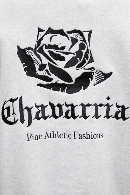 adidas Originals x Willy Chavarria men's sweatshirt with cotton KV2250 gray