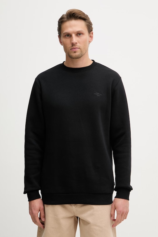 Rip Curl кофта чоловіча з бавовною CLASSIC SURF чорний 0APMFL