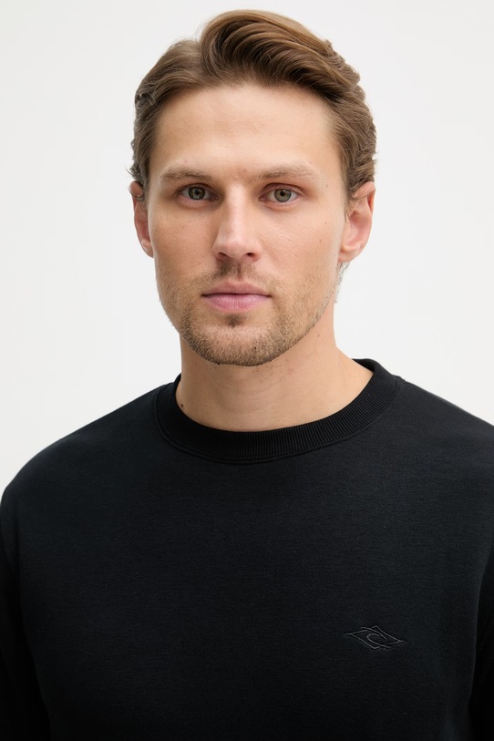 Rip Curl кофта чоловіча з бавовною CLASSIC SURF чорний 0APMFL
