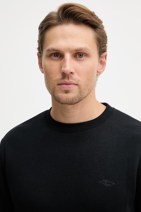 Rip Curl кофта чоловіча з бавовною CLASSIC SURF чорний 0APMFL